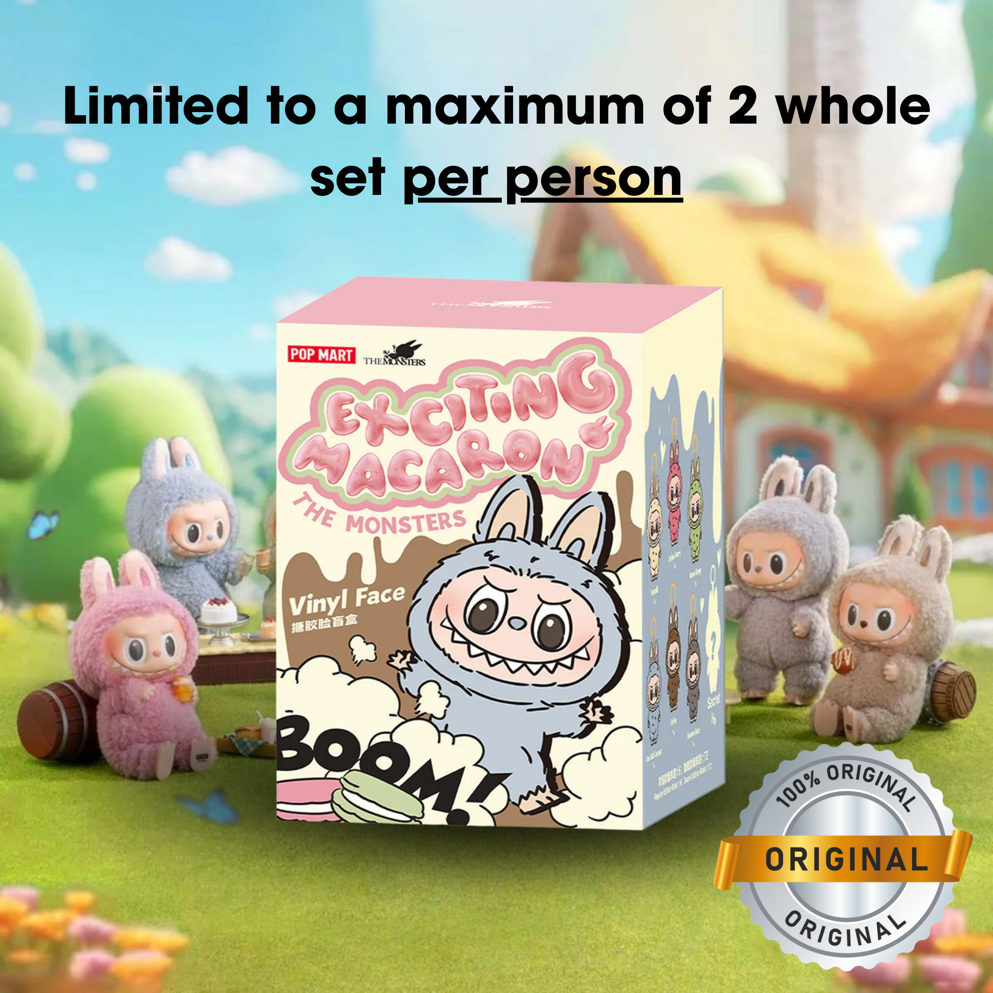 Labubu THE MONSTERS - Exciting Macarons Series – Toymero